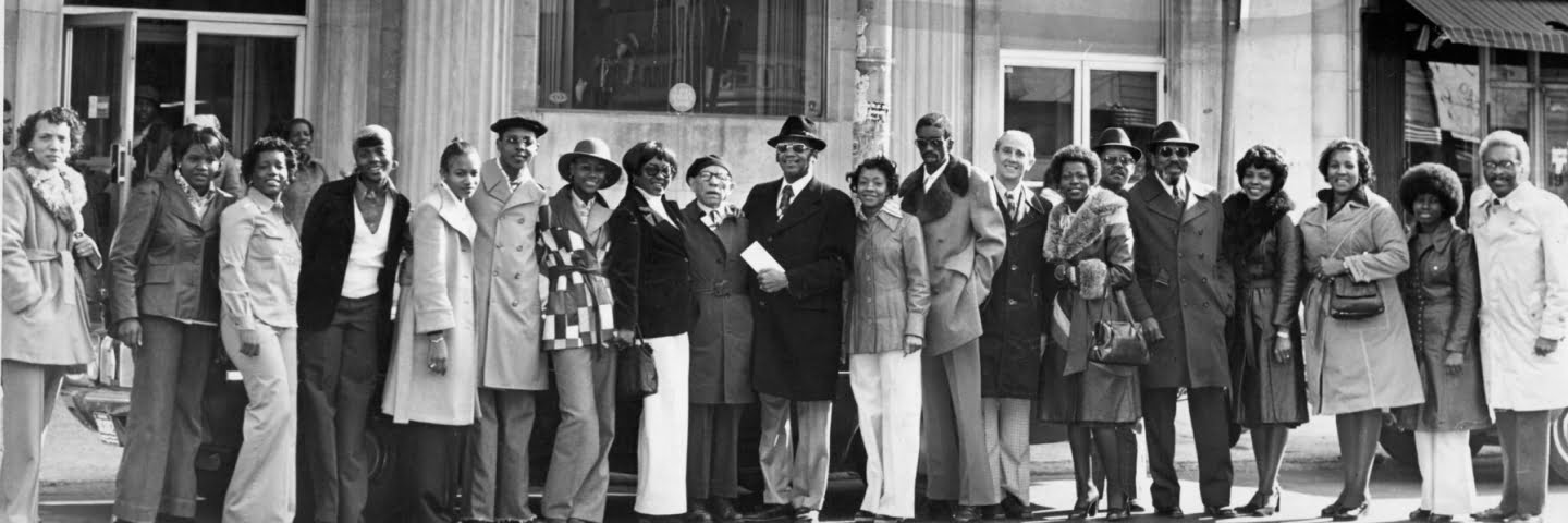 Philadelphia OIC historical photo of people during the civil rights era