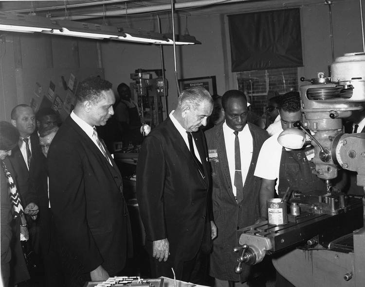 President Lyndon B. Johnson visit to OIC 1967-06-29